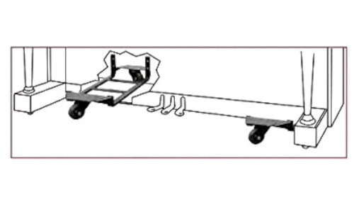 Schaff Twin Dolly Set for Full Size Upright Piano